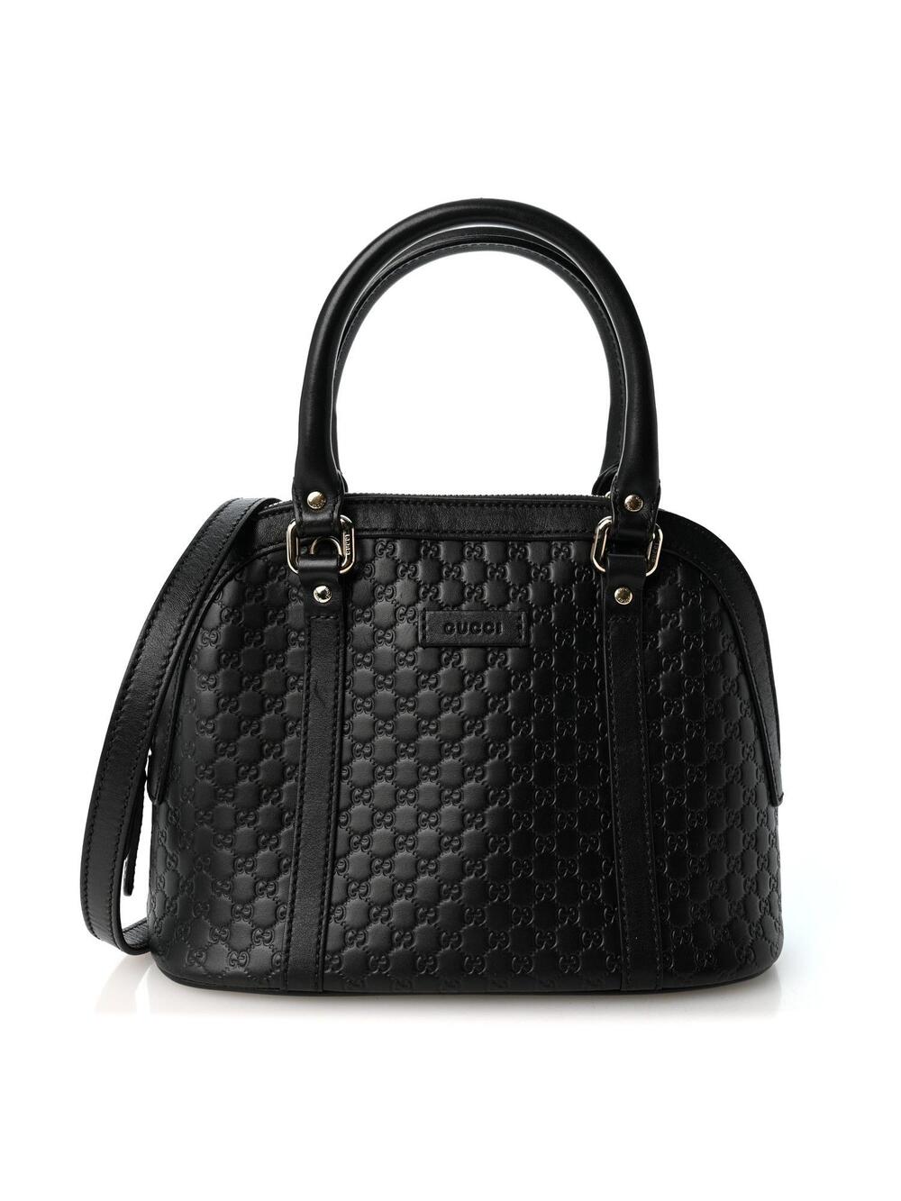 Microguccissima Mini Dome Bag Black #363786G11B
